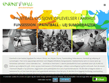 Tablet Screenshot of eventhall.dk